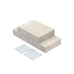 Sienas stiprinājuma manšete EI60 kanālam PLCS D060810 100x80, pelēks PLCS W060810