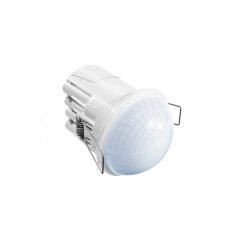 360° recessed ceiling-mounted motion detector, approx. Ø 24 m, remotely controlled