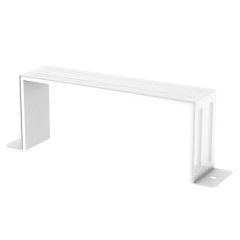 Savienojums ar blīvējumu montāžai pie sienas un griestiem 100x250, St, L, dzidri balts, 9010 BSKM-VD 1025RW