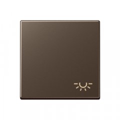 Taustiņs 1-viet, ar spuldzes simbolu, Serie A, moka