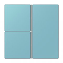 Taustiņs 3-viet, F40, Serie LS, céruléen moyen