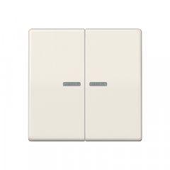 Taustiņs KNX slēdzim ar indikācijas logu 2-viet, duroplasts, Serie AS, ziloņkaula