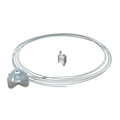 Nesošā trose ar universālo stiprinājumu 1x2000mm, St, G QWT UW 1 2M G