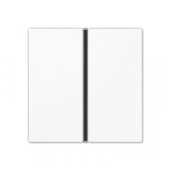 Taustiņs 1-viet, F40, Serie AS/A, balts