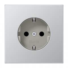Kontaktligzda SCHUKO, 16 A 250 V ~, skrūvju spailes, Serie LS, alumīnijs