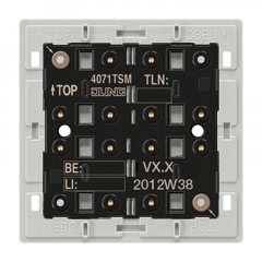 Taustes sensors maģistrāļu sistēmai KNX Tastsensor-Modul Standard, 1fach, Standard, F40 KNX, Free@Home iekārtas