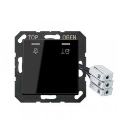 Viesnīcas koridora LED info zīme ar simboliem 230 V, Serie A, melns