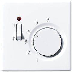 Centrālplate termoregulātoram, termoplasts, Serie LS, balts