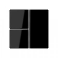 Taustiņs 3-viet, F40, Serie A, melns