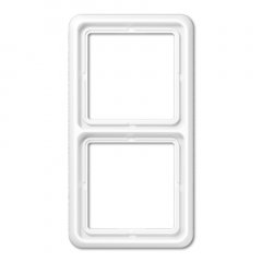 Rāmītis 2-vietīgs, vertikālā un horizontālā montāža, duroplasts, CD 500, balts