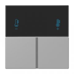 Taustiņs 3-viet, F40 KNX telpas kontrolierim, Serie LS, gris moyen