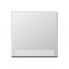 Taustiņs 1-viet, marķējams, termoplasts, Serie A, alumīnijs