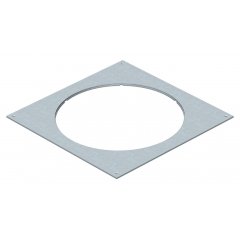 Montāžas vāks 350-2/3 priekš R9 383x383x4, St, FS DUG 350-3 R9