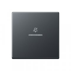 Taustiņš viesnīcām, simbols netraucēt, Serie A, anthrazit matt