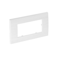 Ramītis priekš dubulta Modul 45 84x140mm, PC, dzidri balts, 9010 AR45-F2 RW