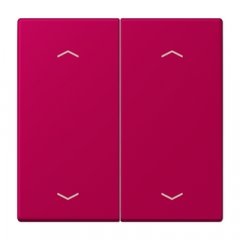 Taustiņs KNX slēdzim, ar virzienrādītāju 2-viet, Serie LS, rouge rubia