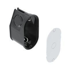 Sienas izvadkārba UP ar vāku Ø2x35mm, H35, PP UG 30-WA-D