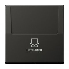 Virsma kartes sledzim (bez pogas), Hotelcard, Serie LS, antracīts