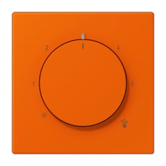 Centrālplate termostatam, termoplasts lakots, Serie LS, oranža
