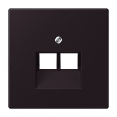 Virsma IAE/UAE-datu rozetei 2 x 8-polig, termoplasts lakots, Serie LS, noir d'ivoire