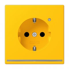 Kontaktligzda SCHUKO, 16 A 250 V ~, ar LED apgaismojumu, ar bērnu drošību, Serie LS, le jaune vif