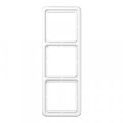 Rāmītis 3-vietīgs, vertikālā un horizontālā montāža, duroplasts, CD 500, balts