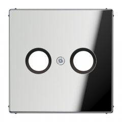 Virsma TV rozetei, Metall verchromt, Serie LS, glanzchrom