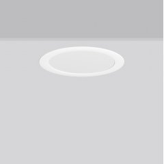 TOLEDO FLAT round, 22 W, 2150 lm, 830, white, DALI Recessed downlights, D 317 H 3 HEL 31-51, 108°