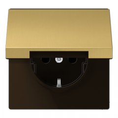 Kontaktligzda SCHUKO, 16 A 250 V ~, ar vāciņu,  Serie LS, misiņš