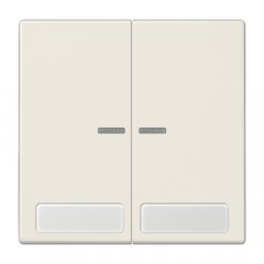 Taustiņs 2-viet ar indikācijas logu, marķējams, duroplasts, Serie LS, ziloņkaula