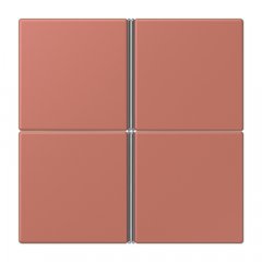 Taustiņs 4-viet, F40, Serie LS, terre sienne brique