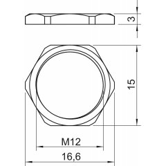 Uzgrieznis M12, CuZn, N