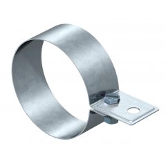 Klemme stipr. pie notekas 110mm, St, FS 301 DIN-110