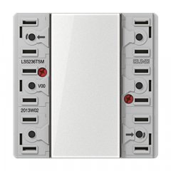 Spiedpogas modulis 24 V AC/DC, 20 mA 3-kanāli, 6 pārslēgšanas punkti, LS sērija