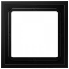 Rāmītis 1-vietīgs, vertikālā un horizontālā montāža, termoplasts krāsots, LS ZERO, grafītmelns matēts