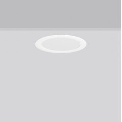 Gaismeklis Toledo Flat Round LED 17W,1800 lm,840, white, on/off 110°,D-255mm,H-3mm,HEL 31-51, IP40