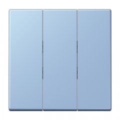 Taustiņs 3-viet, termoplasts lakots, Serie LS, outremer moyen