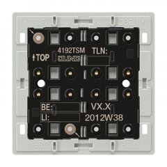 Taustes sensors maģistrāļu sistēmai KNX Tastsensor-Modul Universal, 2fach, Universal, F40 KNX, Free@Home iekārtas