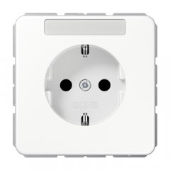 Kontaktligzda SCHUKO, 16 A 250 V ~, marķējams, termoplasts, Serie CD, balts