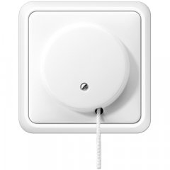 Slēdzis Zug-Wechselschalter ar rāmi, Serie CD, balts