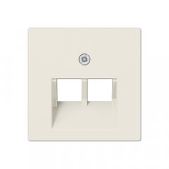 Virsma IAE/UAE-datu rozetei 2 x 8-polig, termoplasts, Serie AS, ziloņkaula