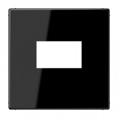 Virsma USB kontaktligzdai, Serie LS, melns