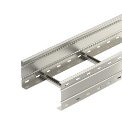 Kabeļu trepe lielam attalumam perforēta mala 160x400x6000, V4A, 1.4571, 2B