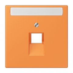 Virsma IAE/UAE-datu rozetei 1 x 8-polig, marķējams, termoplasts lakots, Serie LS, orange clair