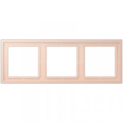 Rāmītis 3-vietīgs, LS ZERO, l'ocre rouge clair