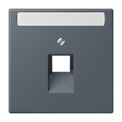 Virsma IAE/UAE-datu rozetei 1 x 8-polig, marķējams, termoplasts lakots, Serie LS, gris fonce 59