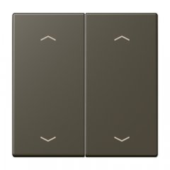 Taustiņs KNX slēdzim, ar virzienrādītāju 2-viet, Serie LS, ombre naturelle 31