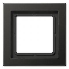 Rāmītis 1-vietīgs, vertikālā un horizontālā montāža, lakots alumīnijs, LS-DESIGN, antracīts