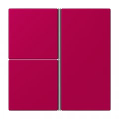 Taustiņs 3-viet, F40, Serie LS, rouge rubia