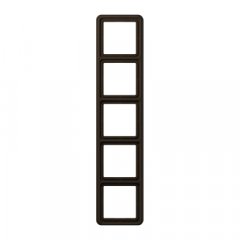 Rāmītis 5-vietīgs, vertikālā un horizontālā montāža, termoplasts, CD 500, brūns